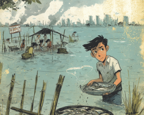 A Filipino Food Essay about bangus aquaculture, rising seas, and saltwater creeping into coastal fishpond fields