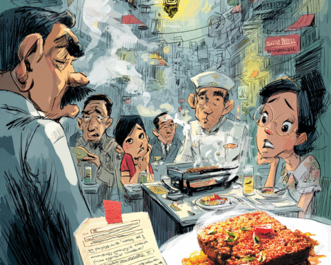 A Filipino Food Essay about Filipino fusion food as sisig with foie gras plated in a Manila fine dining restaurant beside its street food origins