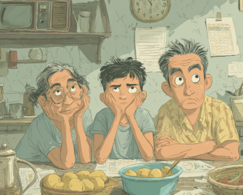 A Filipino Food Essay about Filipino root crops and gabi eaten during drought in a rural Philippine kitchen