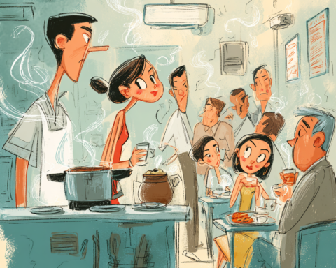 A Filipino Food Essay about Filipino restaurants Rome run by former caregivers serving home-style dishes to a gathered migrant community in a small dining room