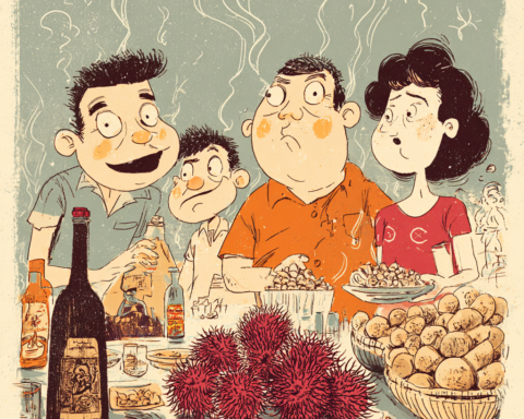 A Filipino food essay about pulot lukot and fruit vendors in the palengke