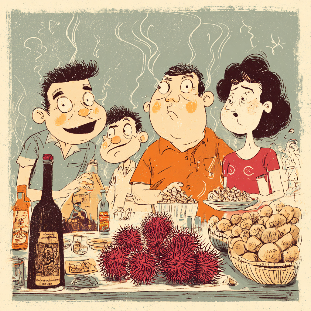 A Filipino food essay about pulot lukot and fruit vendors in the palengke