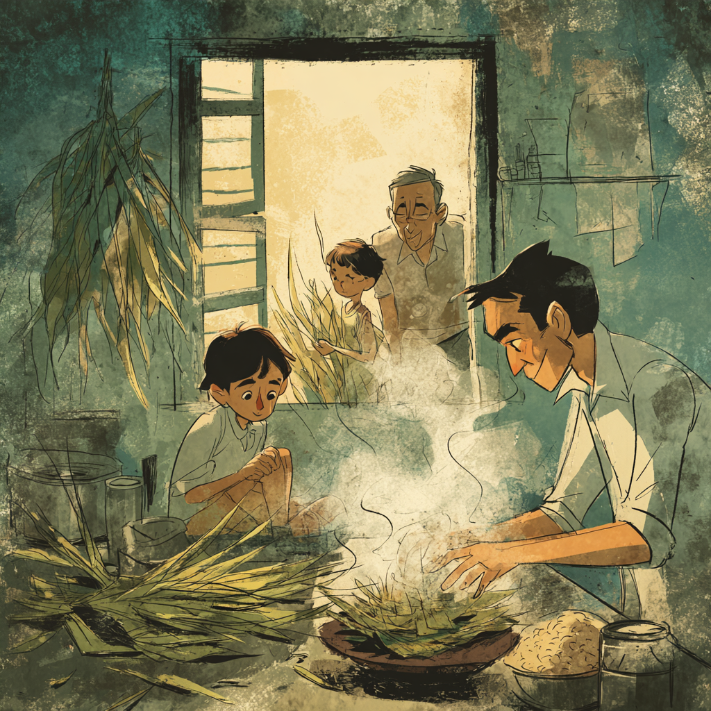 A Filipino food essay about adlai and ube as ancestral crops returning in climate-stressed communities