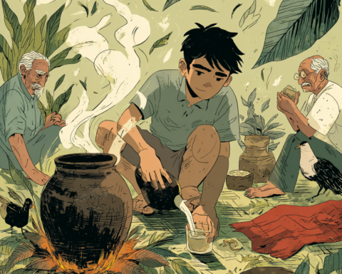 A Filipino food essay about the unspoken rules of tuba drinking in Besao, where gesture governs and silence teaches by Chef Rob Angeles.