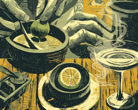 A Filipino food essay about calamansi traveling from palengke markets and sinigang bowls to craft cocktail bars worldwide, by Chef Rob Angeles.