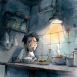 A Filipino food essay exploring how eating alone in Manila boarding houses reveals the tension between kamayan's communal roots and modern solitary dining practices by Chef Rob Angeles.